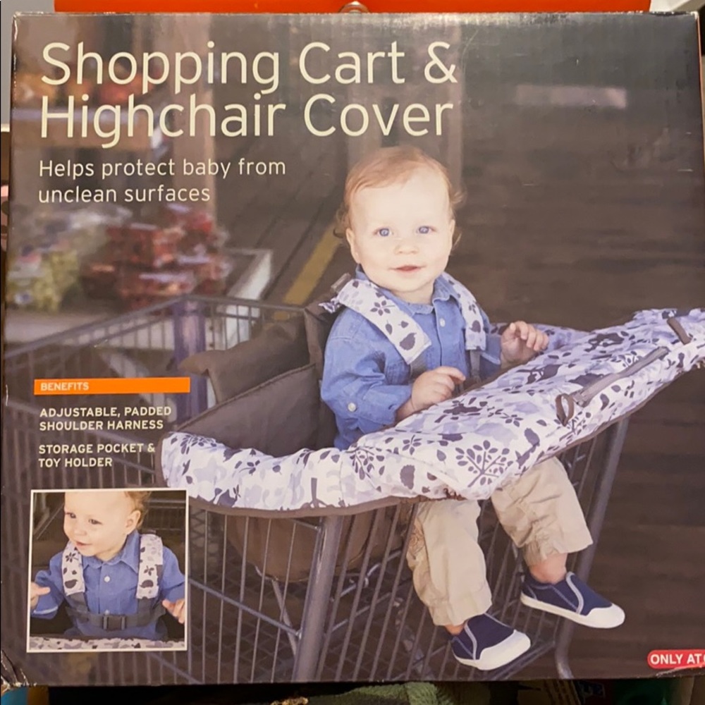 Eddie Bauer Shopping cart and high chair cover